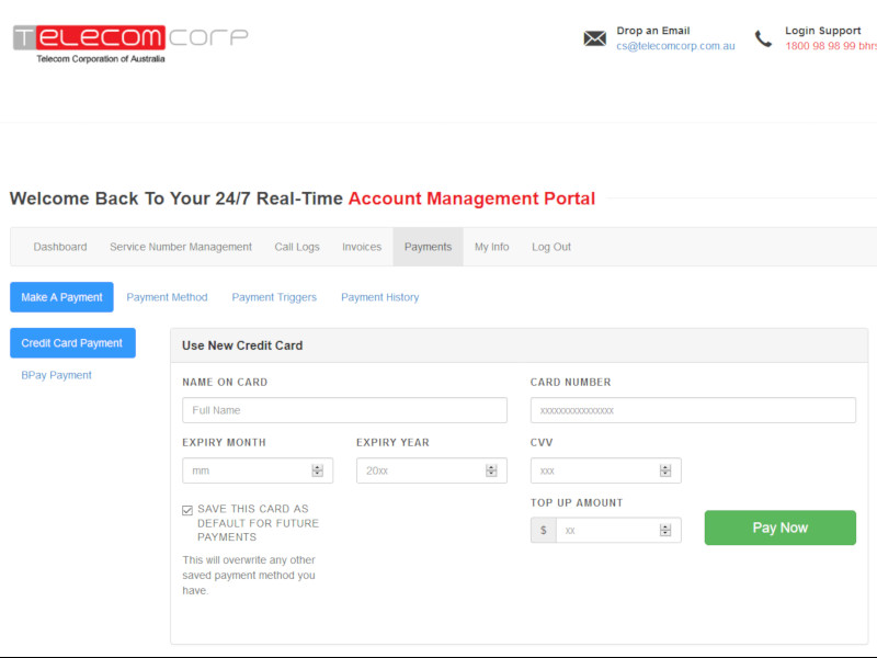 Credit Card Payments